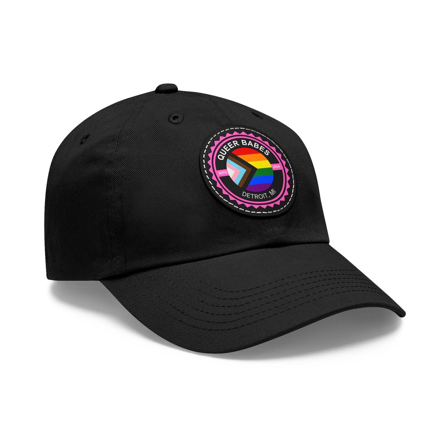 QUEER BABES - Dad Hat with Leather Patch